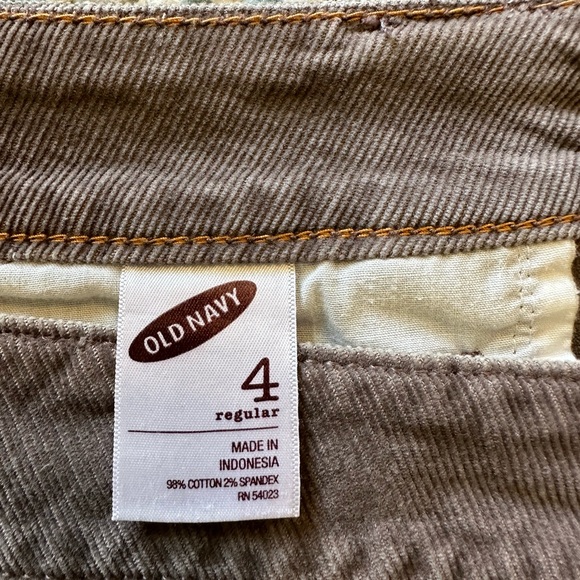Old Navy - Corduroy Mini Skirt - Grey - Picture 3 of 3